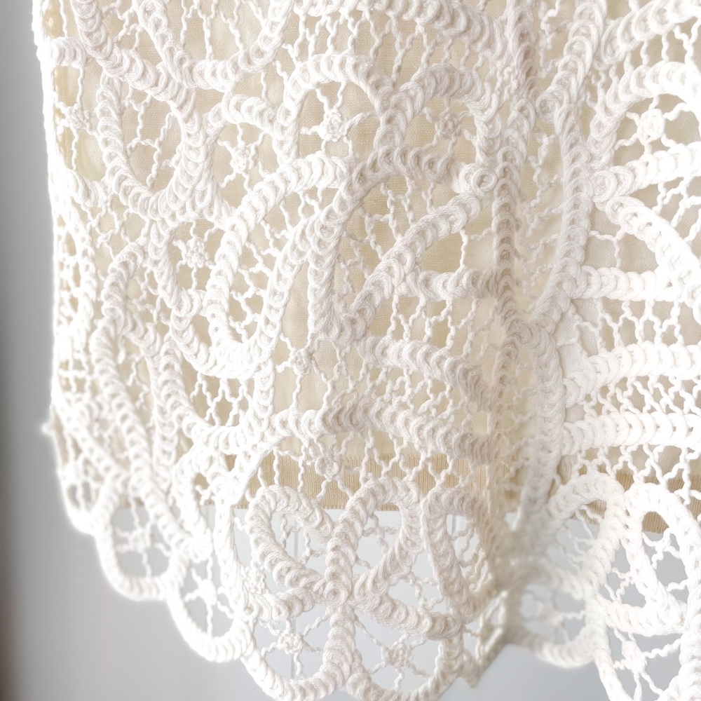 BCBG Knit Crochet Top - Picture 3 of 4